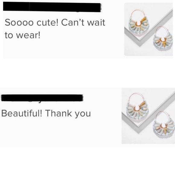 🎉HP🎉 New Amazonite Crescent Earrings - Picture 4 of 4